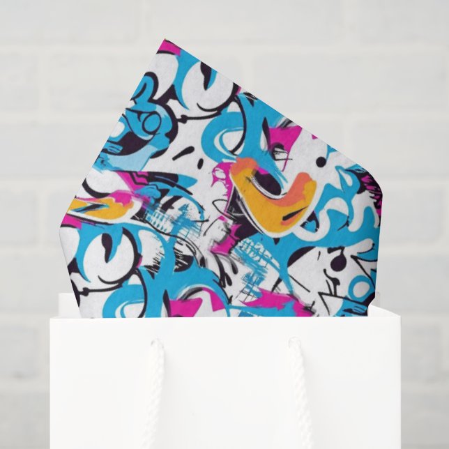 Graffiti Grunge Tissue Paper (Gift Bag)
