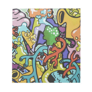 graffiti guts notepad