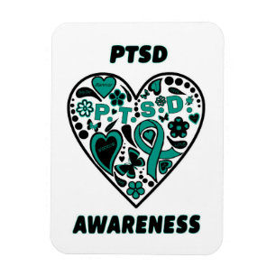 Graffiti Heart...PTSD Magnet