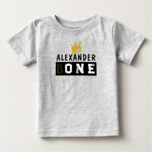 Graffiti Hip Hop Tags Black and Gold Rap Doodles Baby T-Shirt