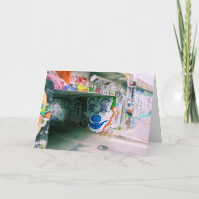 Graffiti - Joker - Milano, Italy Greeting Card (Front)