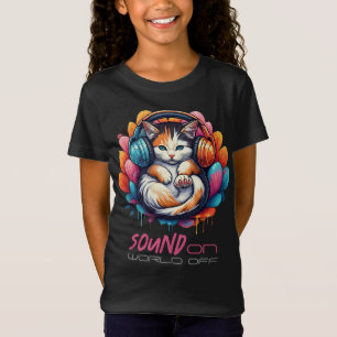 Graffiti Kitty Vibe Apparel - Calico T-Shirt