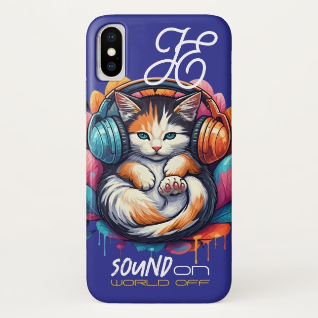 Graffiti Kitty Vibe Case - Calico (Back)
