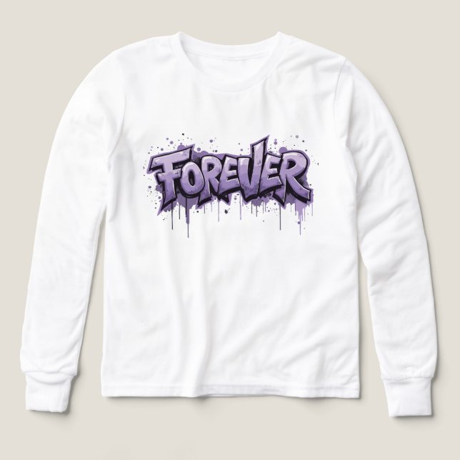 Graffiti Lavender Infinity "FOREVER" (Design Front)