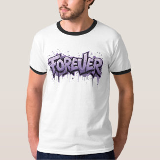 Graffiti Lavender Infinity "FOREVER" T-Shirt
