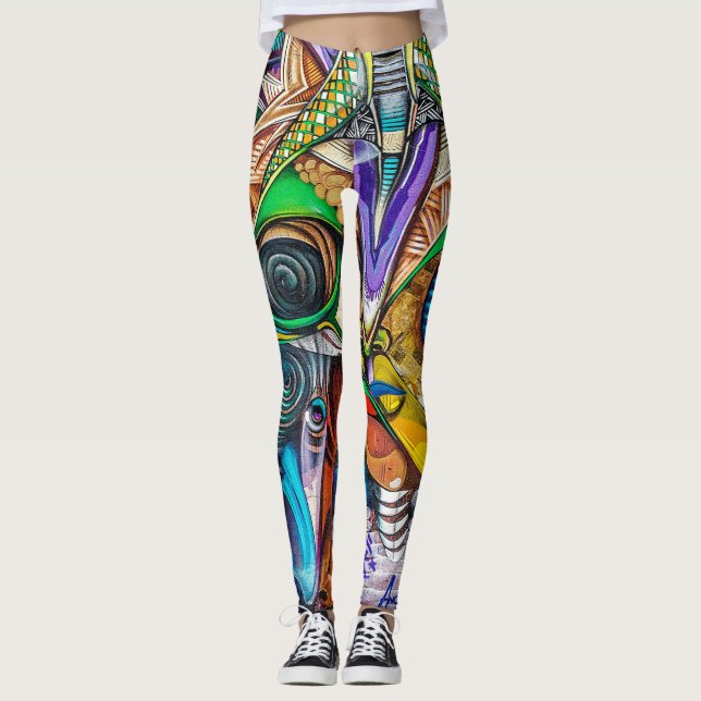 Graffiti Leggings (Front)