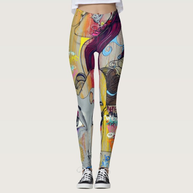 Graffiti leggings (Front)