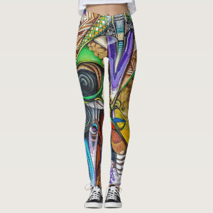 Graffiti leggings