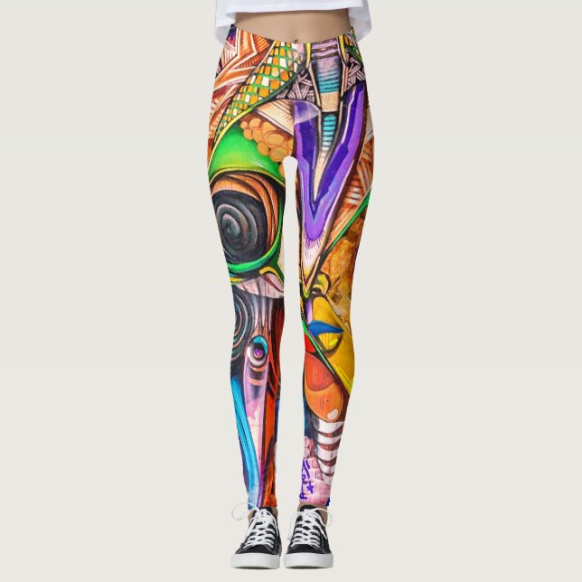 Graffiti Leggings (Front)