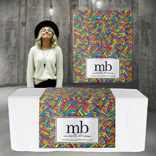 Graffiti Logo Business Table Runner Banner Tapestry