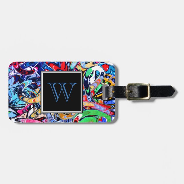 Graffiti Luggage Tag (Front Horizontal)