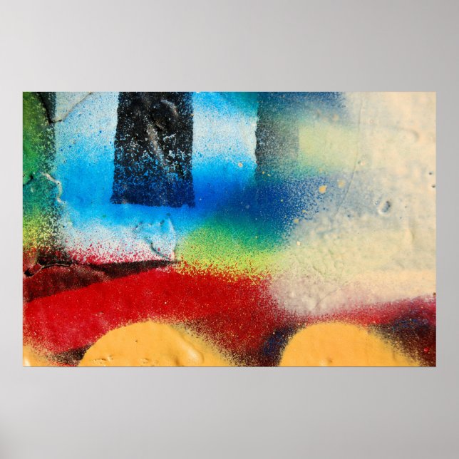 graffiti macro poster (Front)