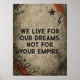 Graffiti Manifesto, Custom Quote Street Art Poster