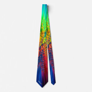 Graffiti - men's colourful designer necktie