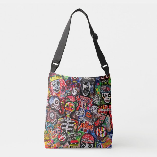 Graffiti Misfits Tote Bay by Ray Dust (Front)