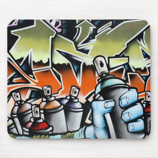 Graffiti Mouse Pad (Front)
