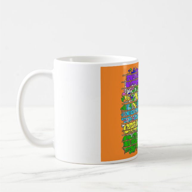 Graffiti mug (Left)