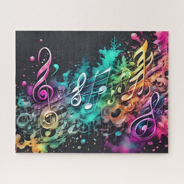 graffiti music jigsaw puzzle (Horizontal)