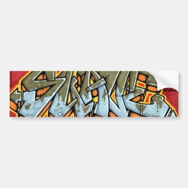 Graffiti Name Bumper sticker: Suave Bumper Sticker (Front)