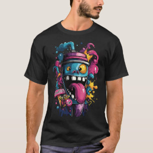 Graffiti No Cap Spray Can Streetwear T-shirt Desig