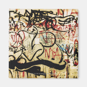 Graffiti on a wall magnet