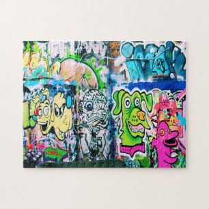 Graffiti on London's Southbank - 11x14 - 252 pc Jigsaw Puzzle