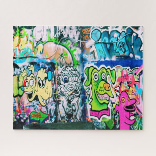 Graffiti on London's Southbank - 16x20 - 520 pc Jigsaw Puzzle
