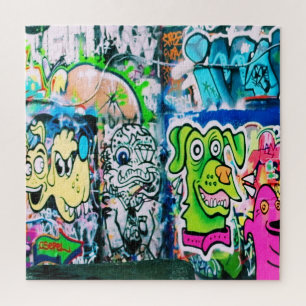Graffiti on London's Southbank - 20x20 - 676 pc Jigsaw Puzzle
