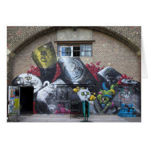 Graffiti On Stadtbahnbogen, Wien Österreich