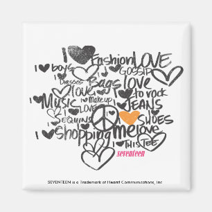 Graffiti Orange Magnet