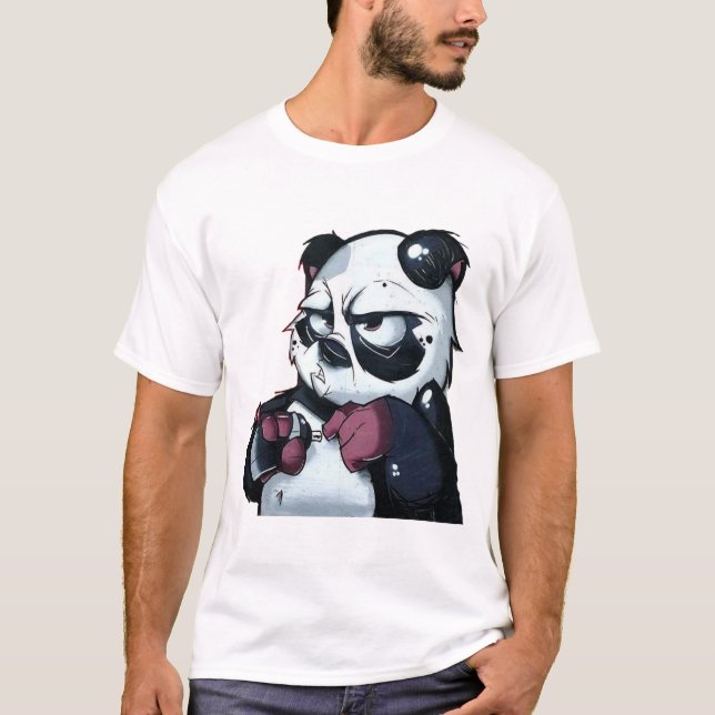 Graffiti Panda Bear T-Shirt (Front)