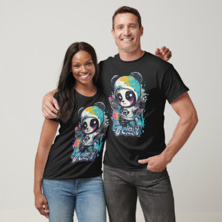 Graffiti Panda cool design T-Shirt
