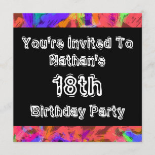 Graffiti ~ Party Invitation
