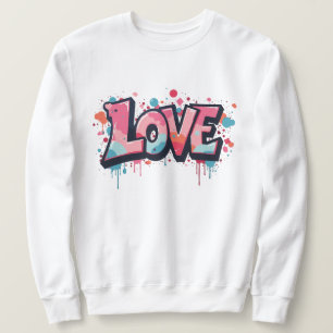 Graffiti Pastel Love Bomb Sweatshirt
