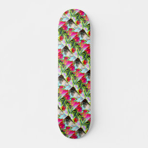 graffiti pattern design skateboard