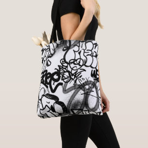 Graffiti Pattern  Tote Bag
