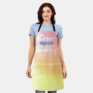Graffiti Peace Apron