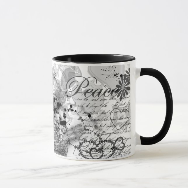 Graffiti Peace Mug (Right)