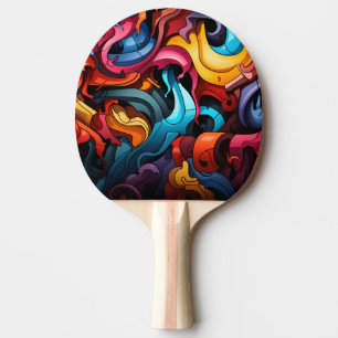 Graffiti Ping Pong Paddle