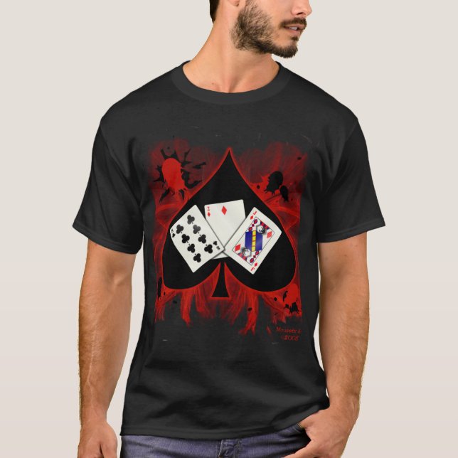Graffiti Playing Cards Shirt (Front)