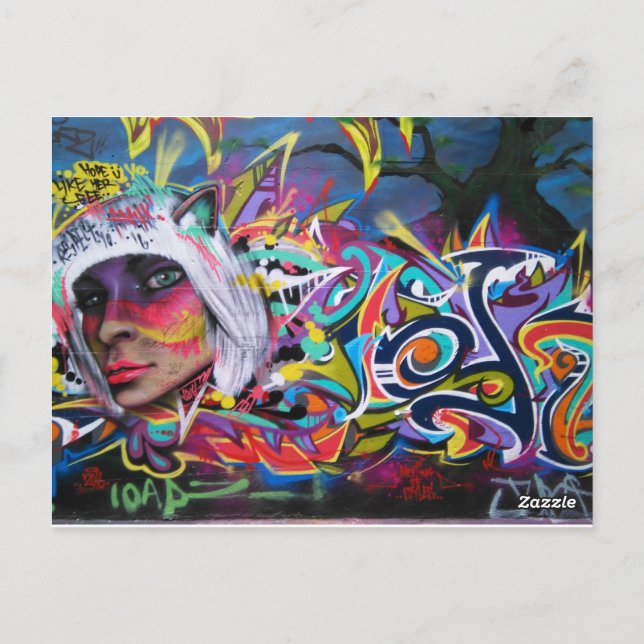 Graffiti postcard (Back)