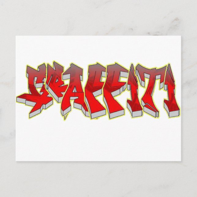 Graffiti Postcard (Front)