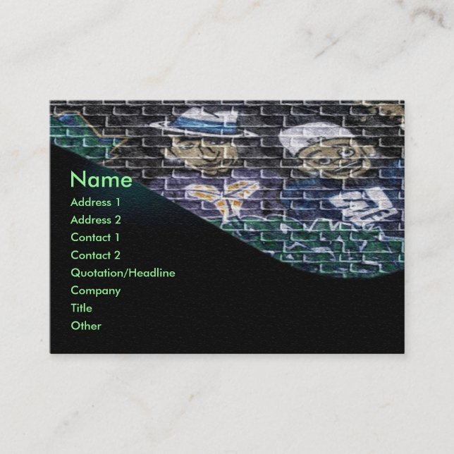 Graffiti Profile Card (Front)