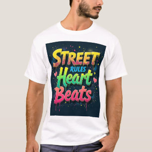 Graffiti Pulse Streetwear Graphic T-Shirt – Urban 