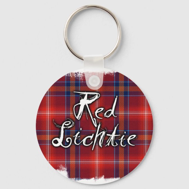 Graffiti Red Lichtie collection Key Ring (Front)