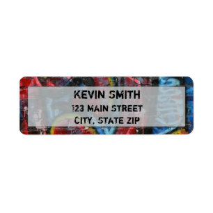 Graffiti Return Address Labels