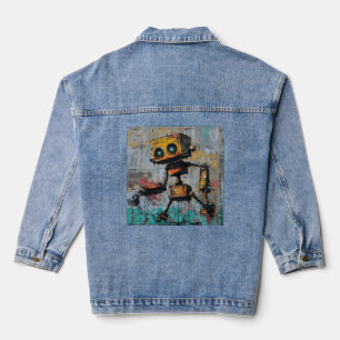 Graffiti Robot Denim Jacket