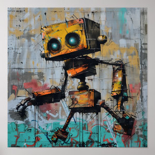 Graffiti Robot Poster