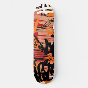 Graffiti Scribbles Skateboard