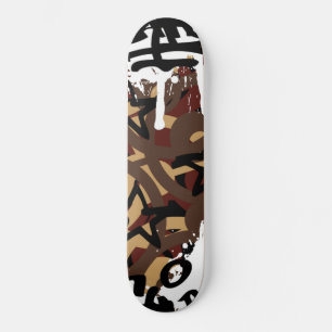 Graffiti Scribbles Skateboard